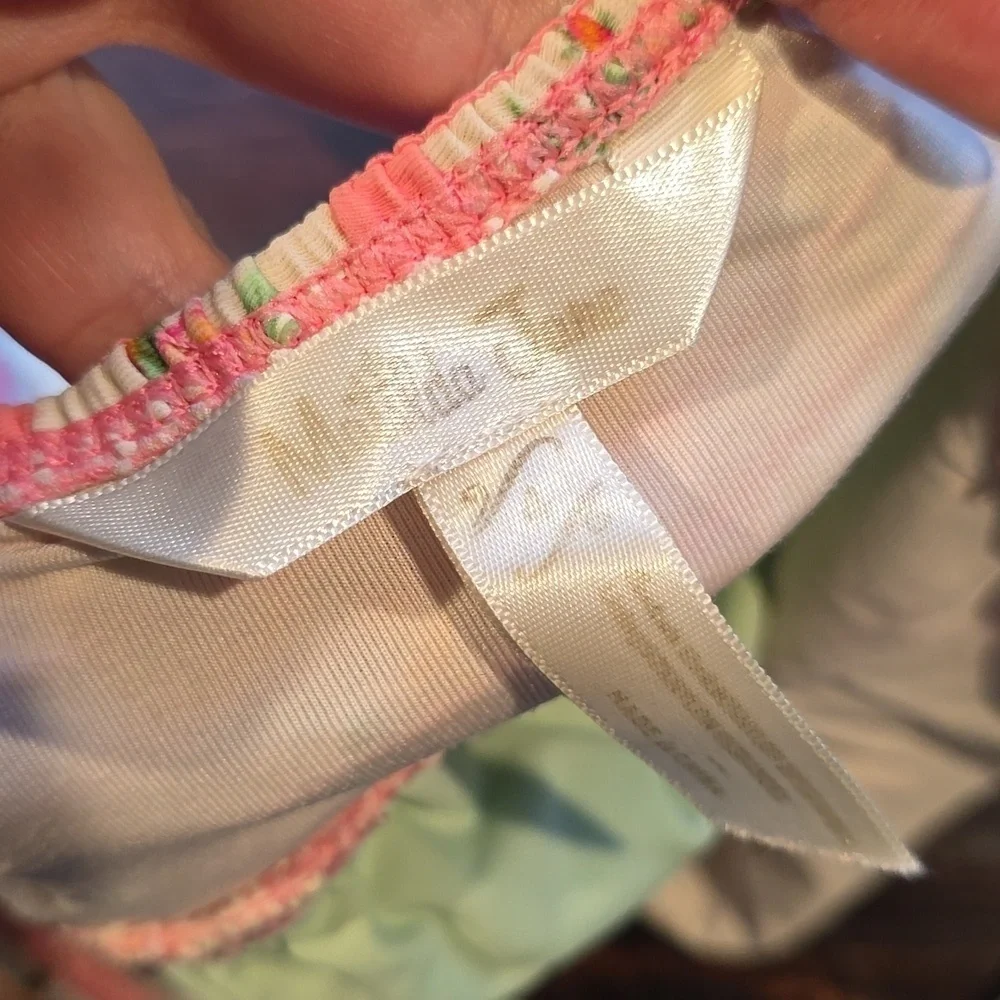 Matilda Jane Charming Pink and Green Floral Kids Swim Top